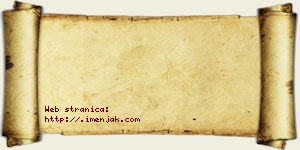 Natalija Erak vizit kartica